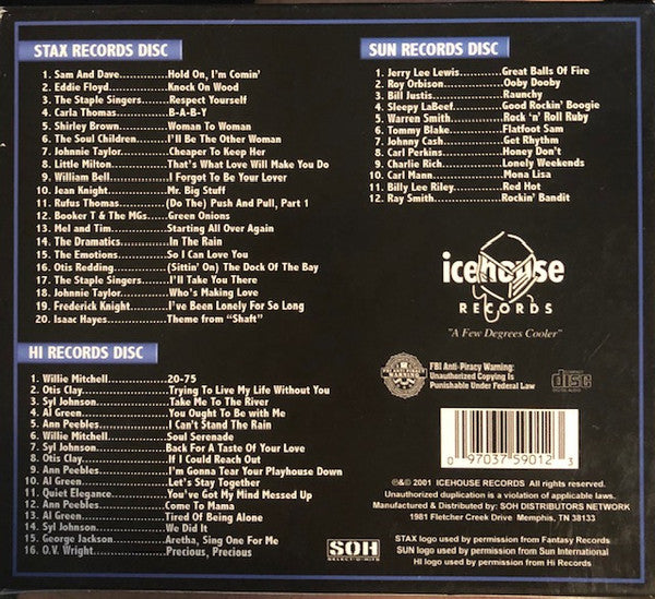 Various : The Memphis Box (3xCD, Comp, Box)