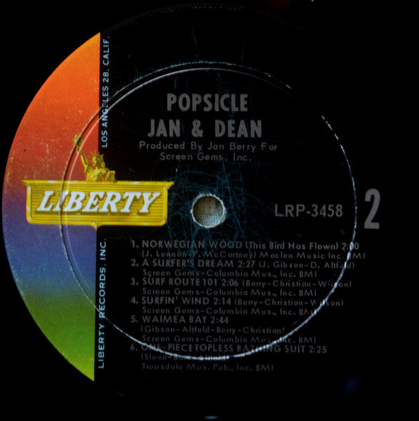 Jan & Dean : Popsicle (LP, Album, Mono)