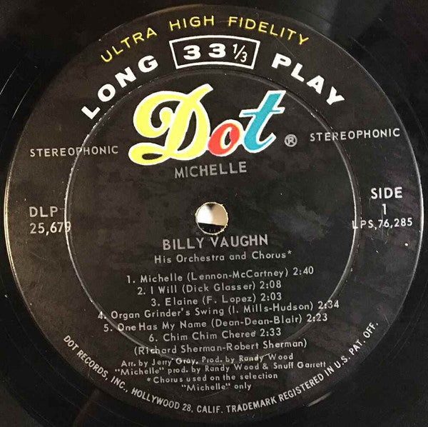 Billy Vaughn : Michelle (LP, Album)