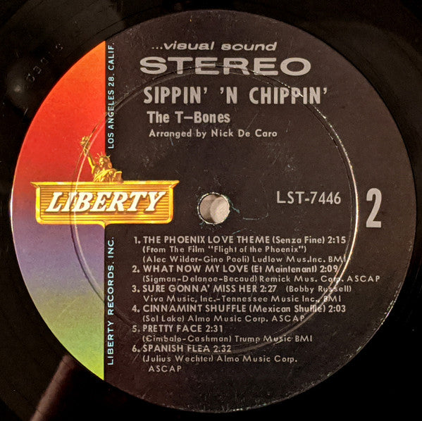 The T-Bones : Sippin' 'N Chippin' (LP, Album)