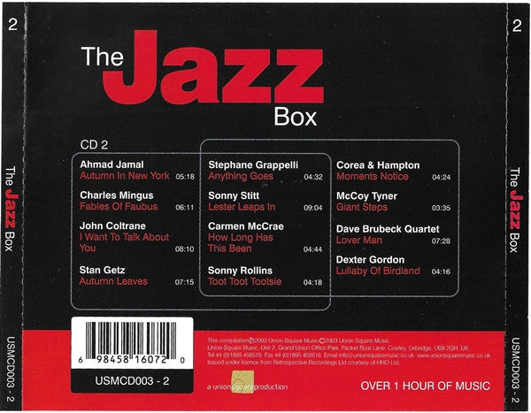 Various : The Jazz Box (3xCD, Comp)