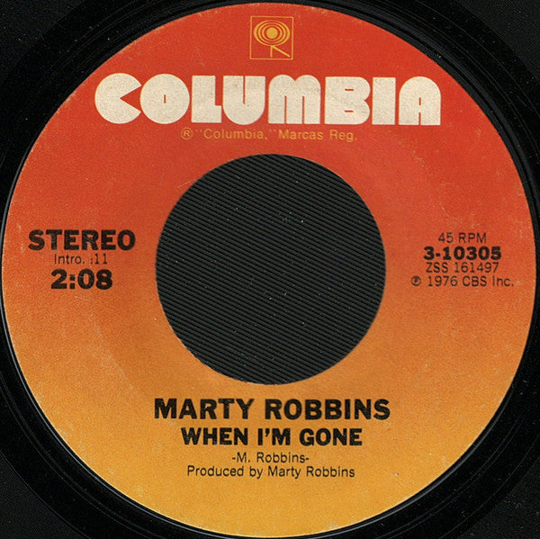 Marty Robbins : El Paso City (7", Single, Styrene, Ter)