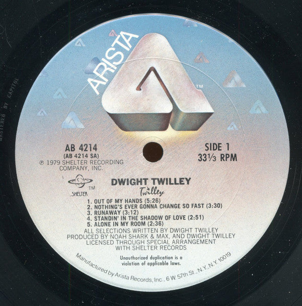 Dwight Twilley : Twilley (LP, Album, Pit)