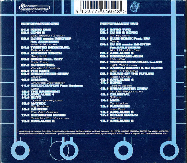 DJ SS : Jazz & Bass Session III (2xCD, Comp, Mixed, Dig)