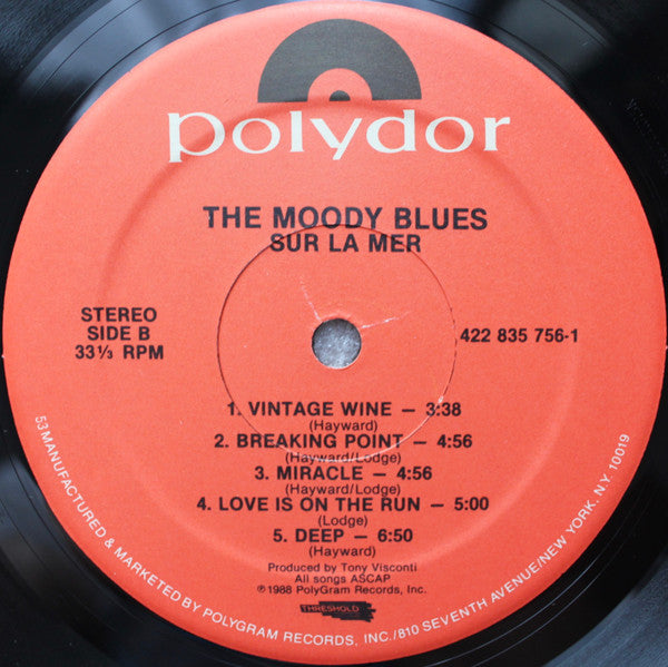 Moody Blues* : Sur La Mer (LP, Album, 53 )