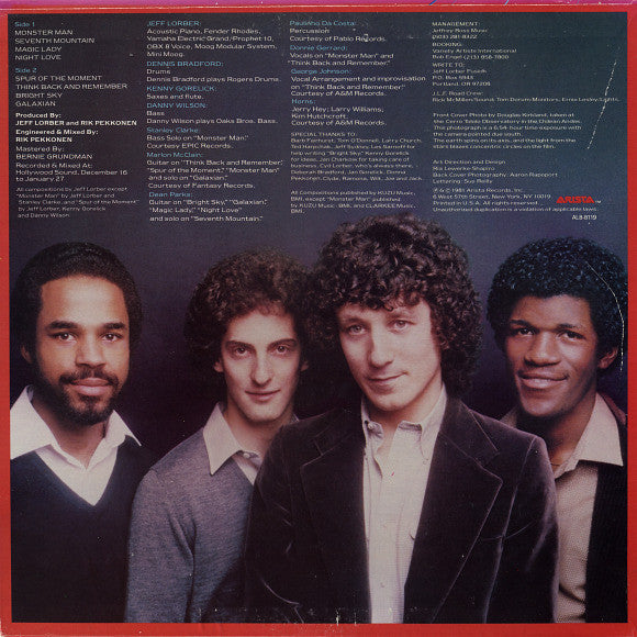 Jeff Lorber Fusion* : Galaxian (LP, Album)