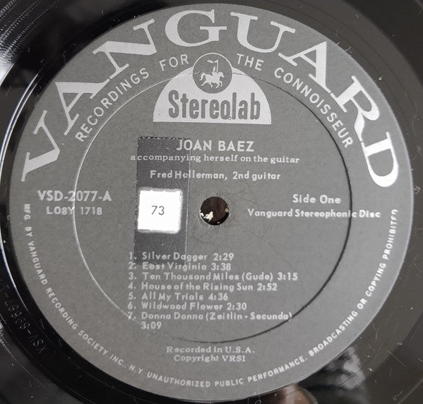 Joan Baez : Joan Baez (LP, Album, Ter)