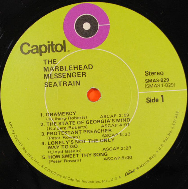 Seatrain : The Marblehead Messenger (LP, Album, Los)