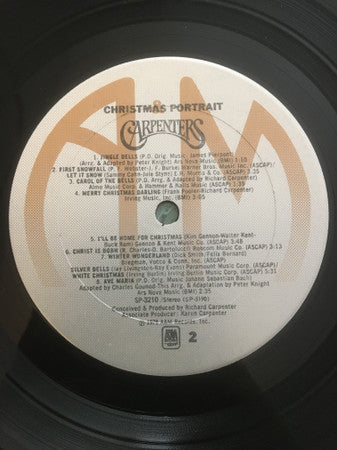 Carpenters : Christmas Portrait (LP, Album, Car)