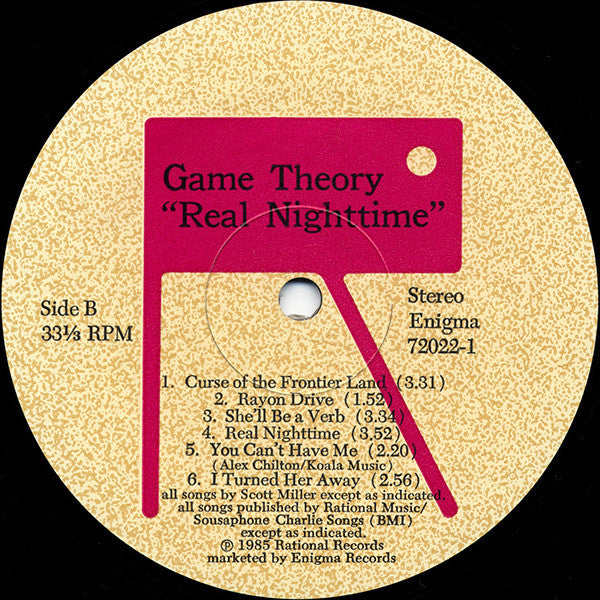 Game Theory : Real Nighttime (LP, Album)