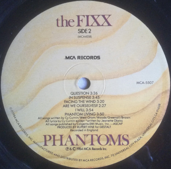 The Fixx : Phantoms (LP, Album, Pin)