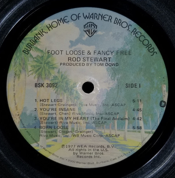 Rod Stewart : Foot Loose & Fancy Free (LP, Album)