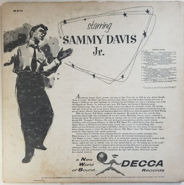 Sammy Davis Jr. : Starring Sammy Davis Jr. (LP, Album)