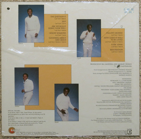 The Winans : Introducing (LP, Album)