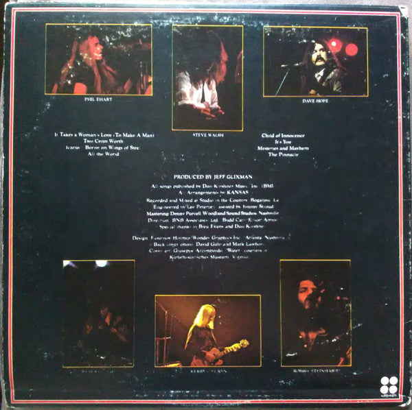 Kansas (2) : Masque (LP, Album, Ter)