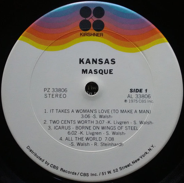Kansas (2) : Masque (LP, Album, Ter)