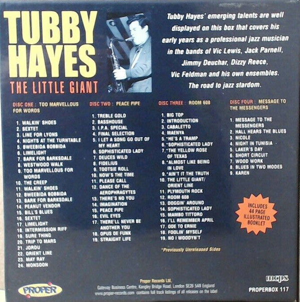 Tubby Hayes : The Little Giant (4xCD, Comp + Box)