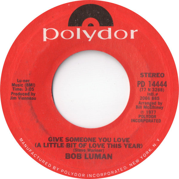 Bob Luman : A Christmas Tribute (7", Single, Styrene, Pit)