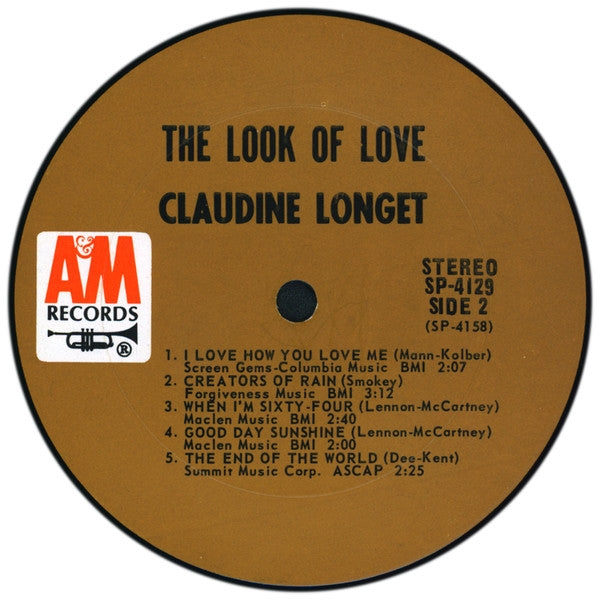 Claudine Longet : The Look Of Love (LP, Album, Reg)