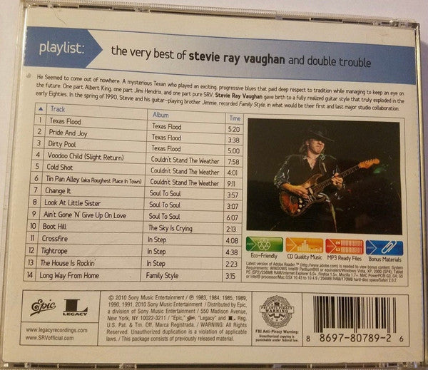 Stevie Ray Vaughan : Playlist: The Very Best Of Stevie Ray Vaughan (CD, Comp, Enh)