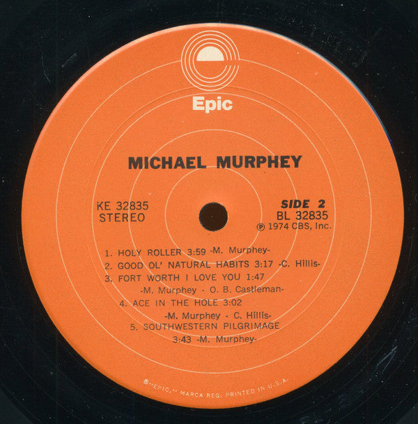Michael Martin Murphey : Michael Murphey (LP, Album, Pit)