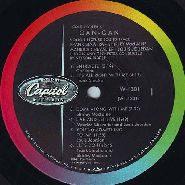 Various : Cole Porter's Can-Can (Original Soundtrack Album) (LP, Album, Mono, Scr)