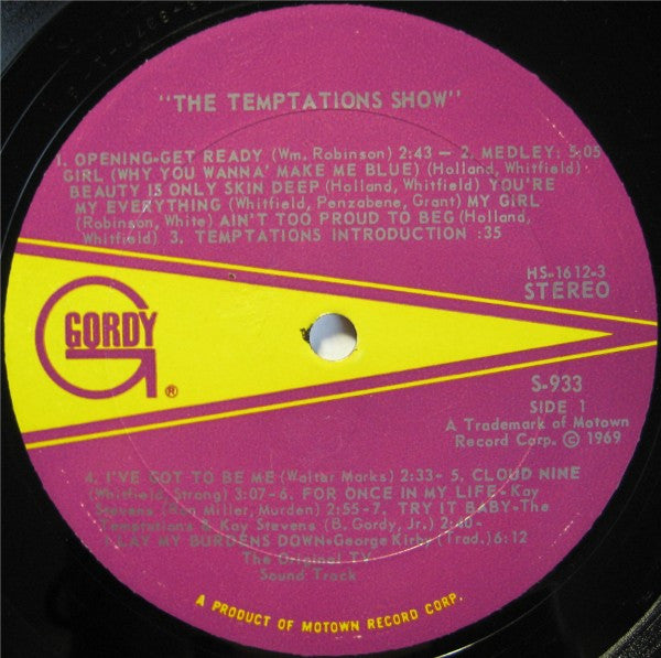 The Temptations : The Temptations Show (LP, Album)
