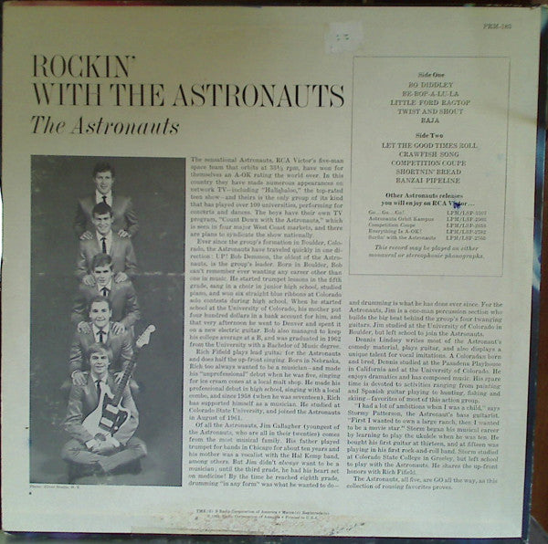 The Astronauts (3) : Rockin' With The Astronauts (LP, Comp, Mono)