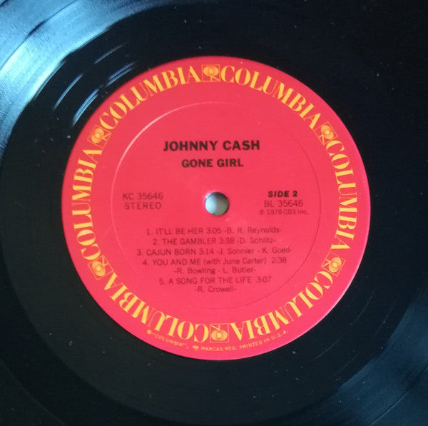 Johnny Cash : Gone Girl (LP, Album)