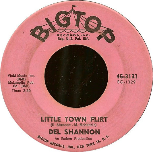 Del Shannon : Little Town Flirt (7", MGM)