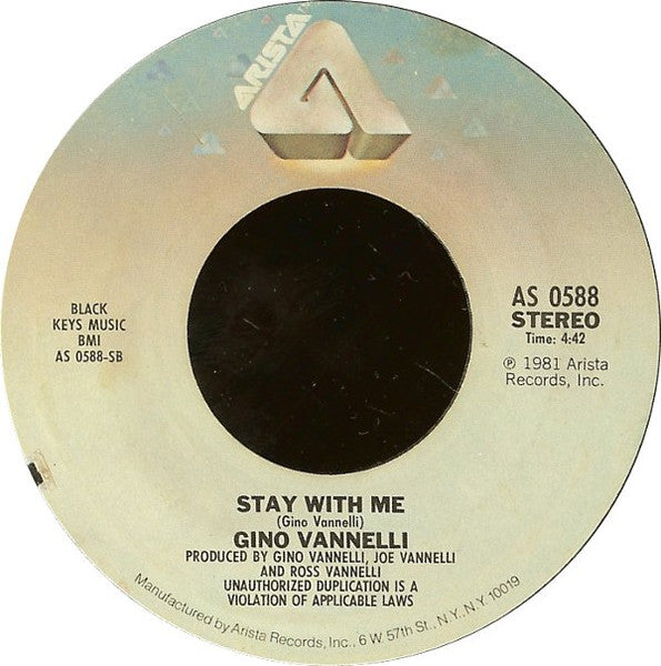 Gino Vannelli : Living Inside Myself (7", Single)