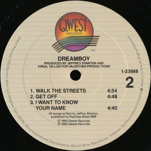 Dreamboy (3) : Dreamboy (LP, MiniAlbum, Win)