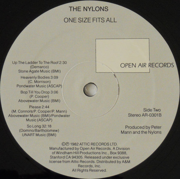 The Nylons : One Size Fits All (LP, Album)