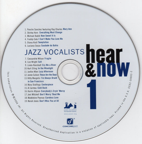 Various : Jazz Vocalists Hear & Now (2xCD, Comp)