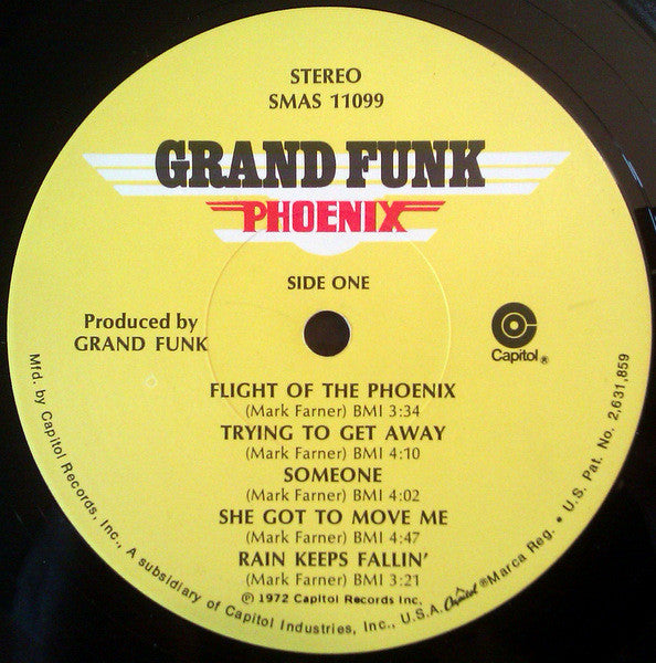Grand Funk* : Phoenix (LP, Album, Sc)