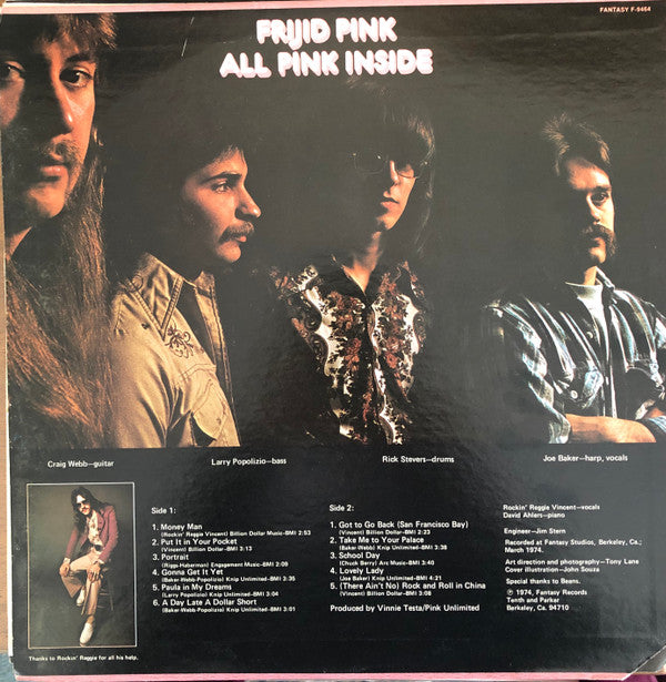 Frijid Pink : All Pink Inside (LP, Album)