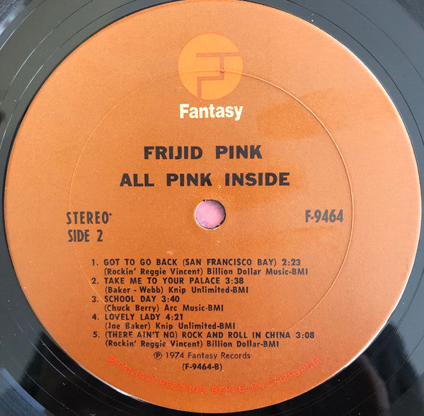 Frijid Pink : All Pink Inside (LP, Album)