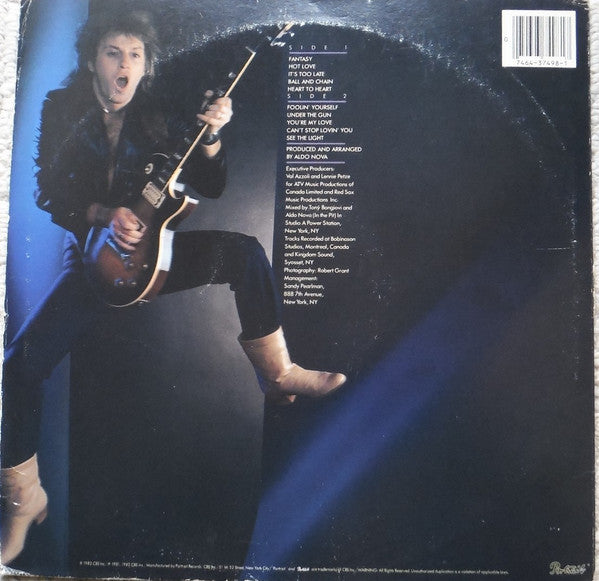 Aldo Nova : Aldo Nova (LP, Album, Pit)