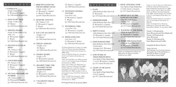 Traffic : Smiling Phases (2xCD, Comp)