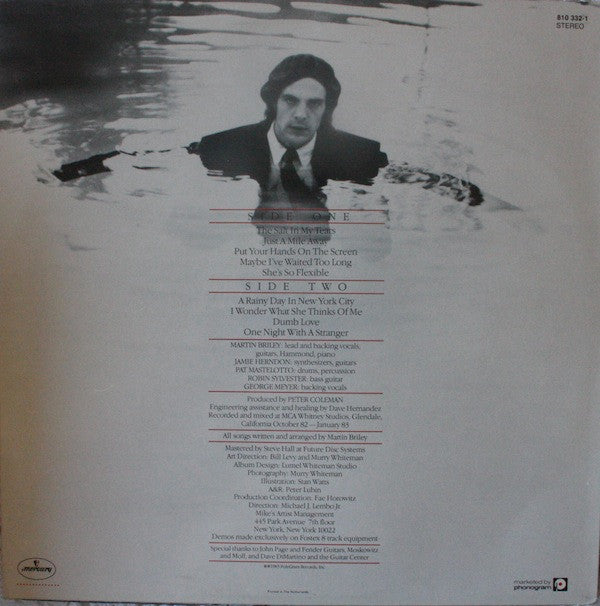 Martin Briley : One Night With A Stranger (LP, Album)