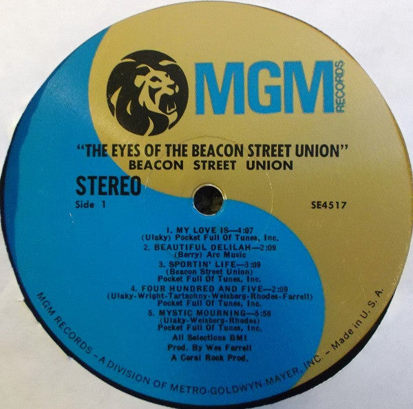 Beacon Street Union : The Eyes Of The Beacon Street Union (LP, Album, Gol)