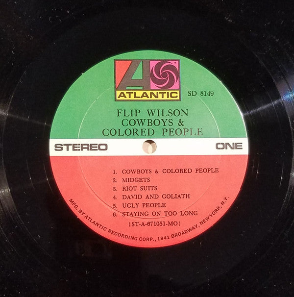Flip Wilson : Cowboys & Colored People (LP, Album, RE, MO )
