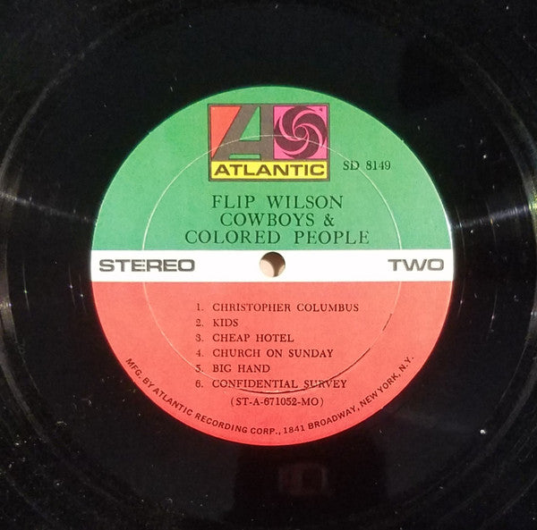 Flip Wilson : Cowboys & Colored People (LP, Album, RE, MO )