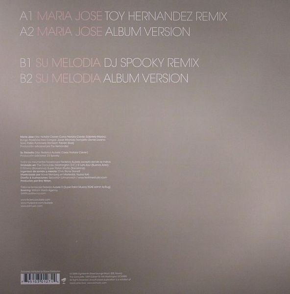 Federico Aubele : Maria Jose / Su Melodia (12", EP)