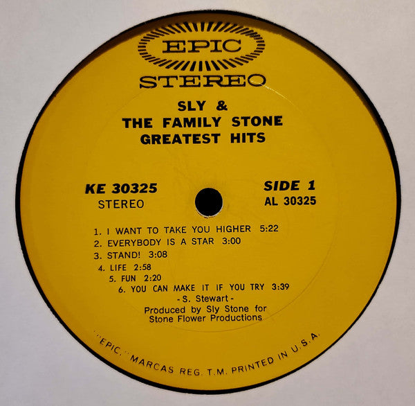 Sly & The Family Stone : Greatest Hits (LP, Comp, Ter)