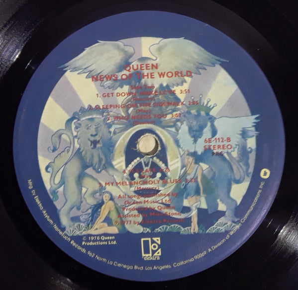 Queen : News Of The World (LP, Album, RP, PRC)