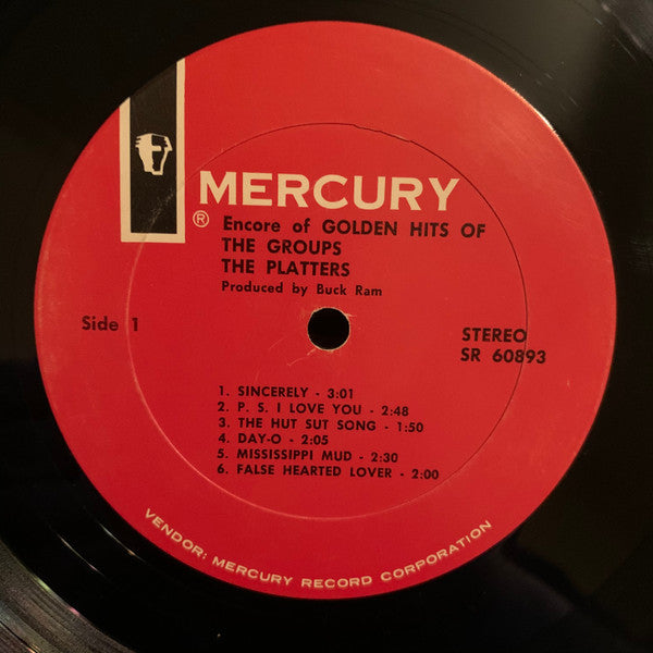 The Platters : (Encore Of) Golden Hits Of The Groups (LP, Album)