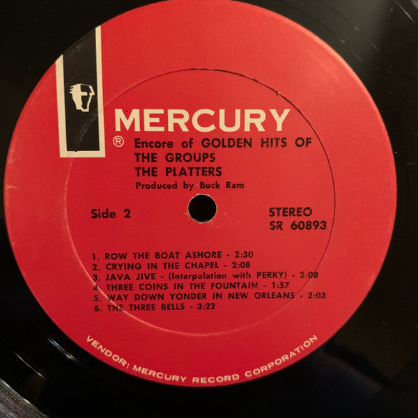 The Platters : (Encore Of) Golden Hits Of The Groups (LP, Album)