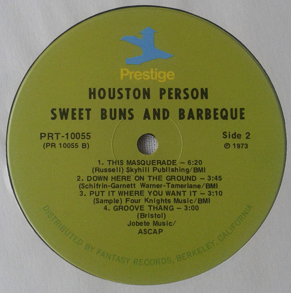 Houston Person : Sweet Buns & Barbeque (LP, Album)