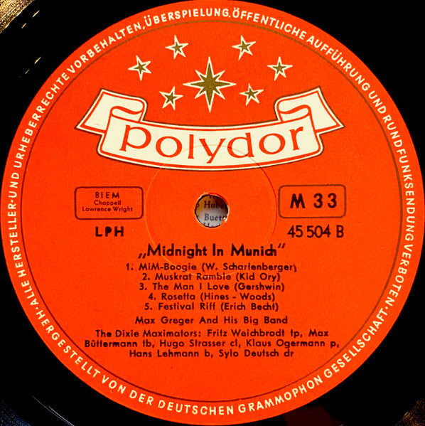 Various : Midnight In Munich (10", Album)